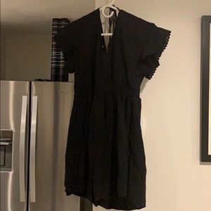 Maternity romper black medium